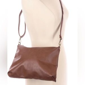 Joy Susan Crossbody Bag Vegan Leather Brown